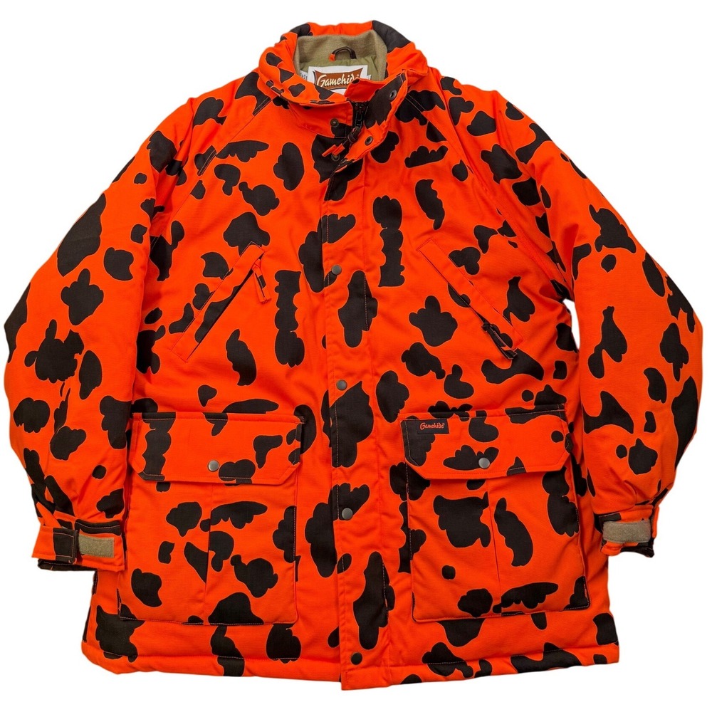 Gamehide Duck Camo Hunting Jacket Blaze Orange‎ Insulated Large